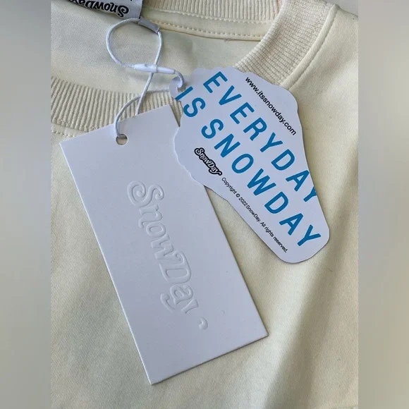 SnowDay Men’s Club Vintage House Tee in Cream Size: XXL NWT - Picture 10 of 12